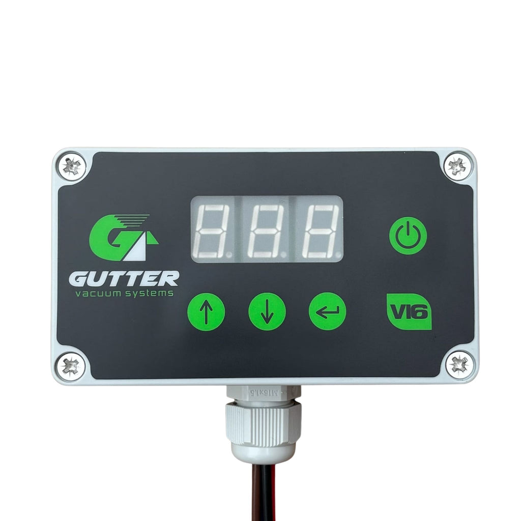 The V16 Pump Controller for window cleaning pumps is a great addition for any van-mounted or purpose built system with added pump protection.