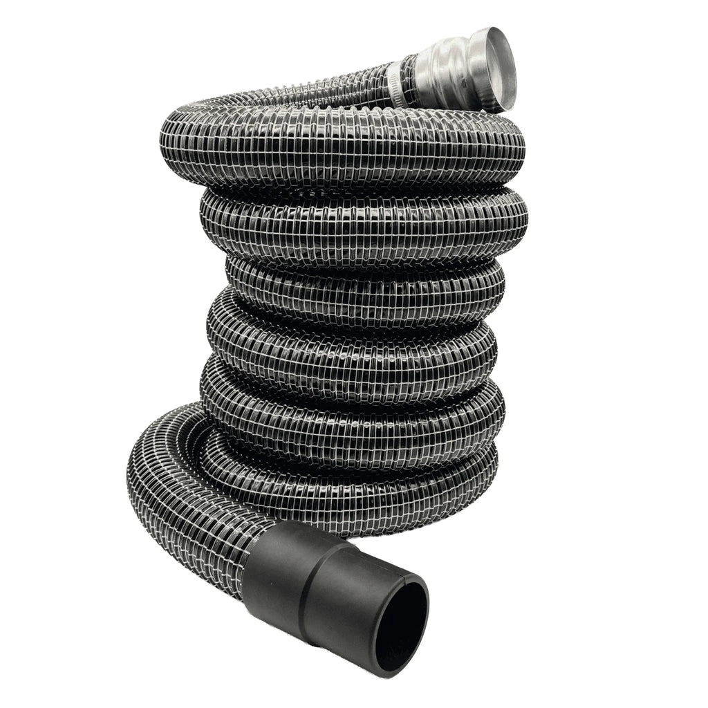 Upgrade with our Wire Reinforced Smoothbore Gutter Vacuum Hose with Ends. Choose 5, 10, or 15m lengths for versatile property work