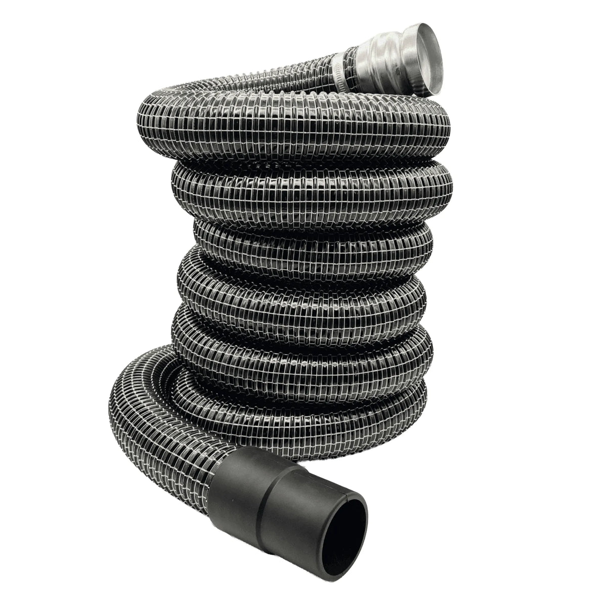 Upgrade with our Wire Reinforced Smoothbore Gutter Vacuum Hose with Ends. Choose 5, 10, or 15m lengths for versatile property work
