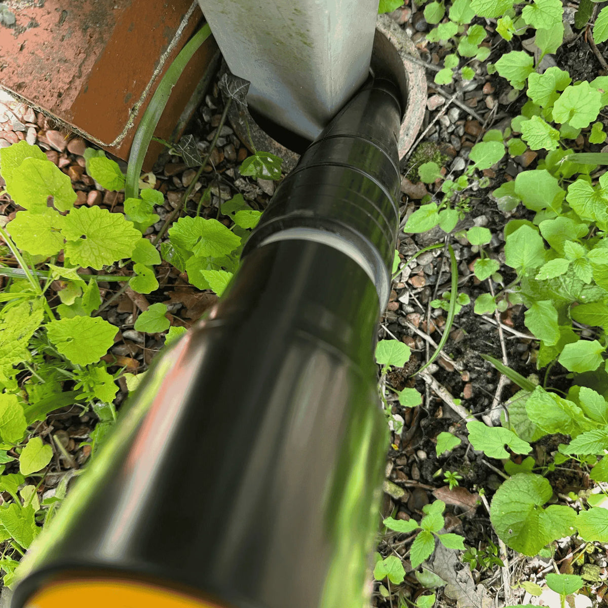 Conical Nozzle in use in drainage pipe