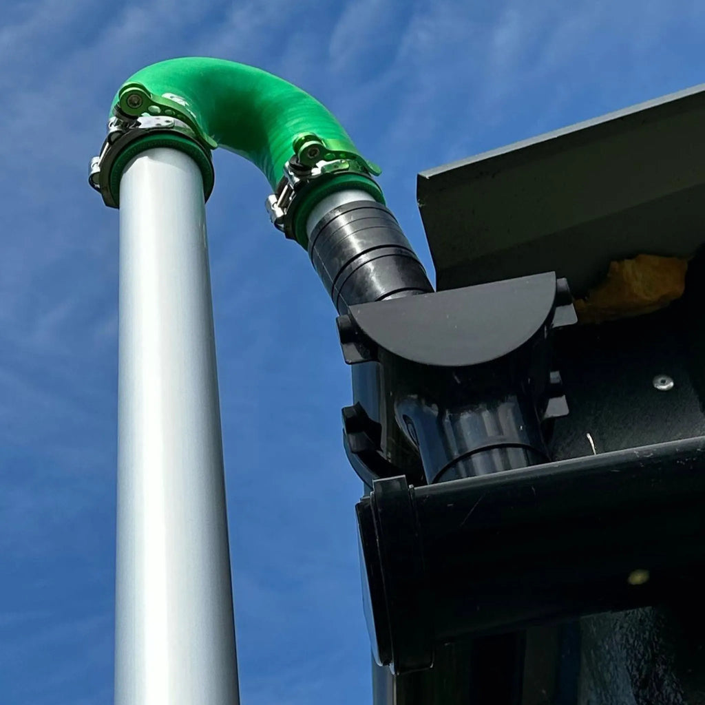 Conical Nozzle in use on narrow gutter