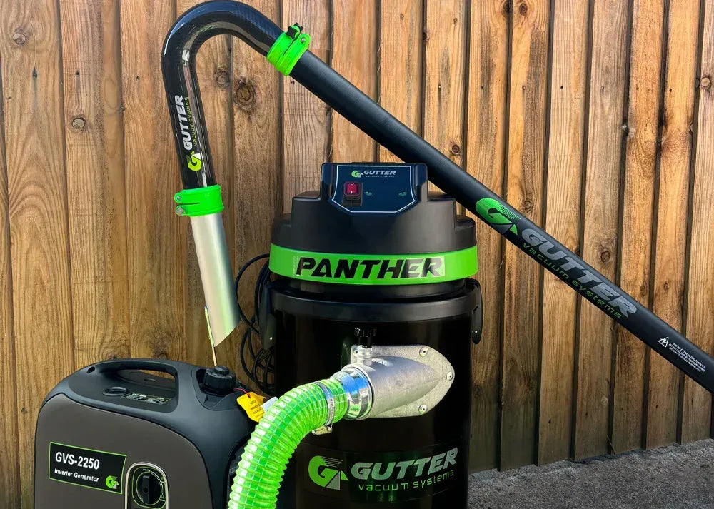 Panther Gutter Vacuum with GVS 2250 Inverter Generator
